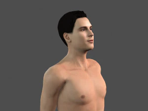 beautiful man -rigged and animated for unity 3D Model