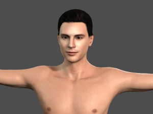beautiful man -rigged and animated for unity 3D Model