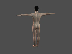 beautiful man -rigged and animated for unity 3D Model