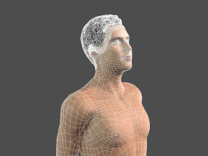 beautiful man -rigged and animated for unity 3D Model