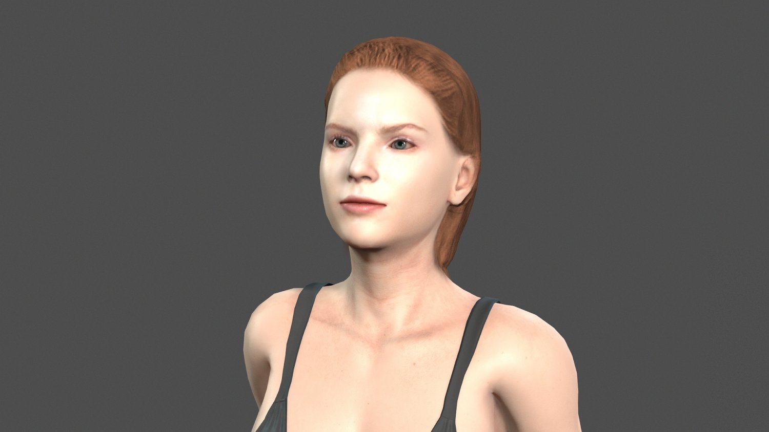 beautiful woman -rigged and animated for unity 3D Модель in Женщина 3DExport