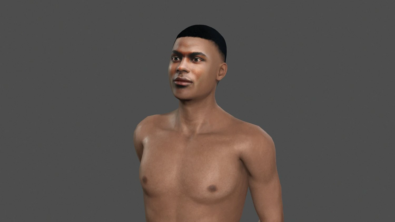 beautiful man -rigged 3d character 3D Model .c4d .max .obj .3ds .fbx .stl .blend 