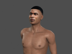 beautiful man -rigged 3d character 3D Модель