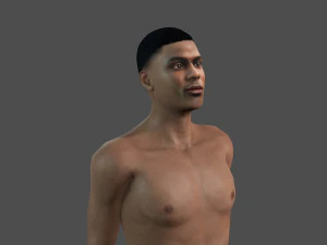 beautiful man -rigged 3d character 3D Model