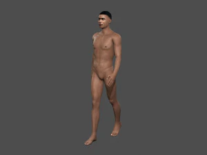 beautiful man -rigged 3d character 3D Model