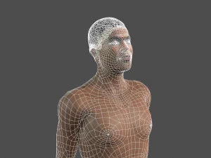 beautiful man -rigged 3d character 3D Model