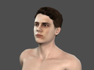 beautiful man -rigged 3d character 3D Model