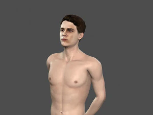 beautiful man -rigged 3d character 3D Model