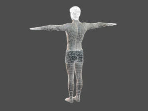 beautiful man -rigged 3d character 3D Model
