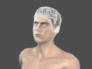 beautiful man -rigged 3d character 3D Model