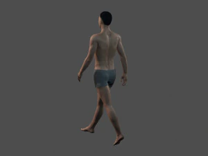beautiful man -rigged and animated for unity 3D Model