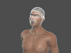 beautiful man -rigged and animated for unity 3D Model