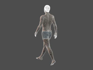 beautiful man -rigged and animated for unity 3D Model