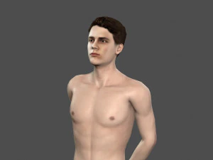 beautiful man -rigged and animated for unity 3D Model