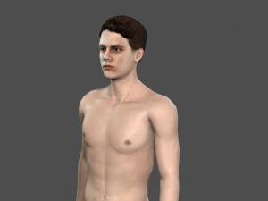 beautiful man -rigged and animated for unity 3D Model