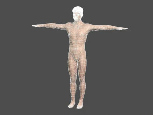 beautiful man -rigged and animated for unity 3D Model