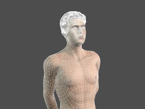beautiful man -rigged and animated for unity 3D Model