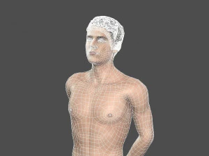 beautiful man -rigged and animated for unity 3D Model