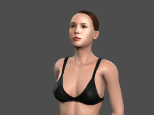 beautiful woman -rigged and animated for unreal engine 3D Model