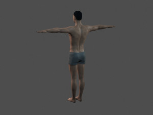 beautiful man -rigged and animated for unreal engine Model 3D