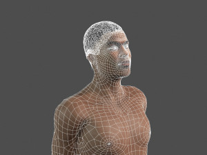 beautiful man -rigged and animated for unreal engine Model 3D