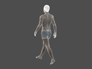 beautiful man -rigged and animated for unreal engine Model 3D