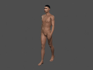 beautiful man -rigged and animated for unreal engine 3D 모델