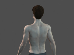 beautiful man -rigged and animated for unreal engine 3D Модель