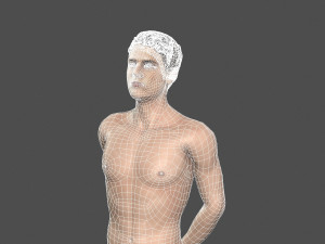 beautiful man -rigged and animated for unreal engine 3D Модель
