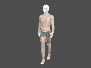 beautiful man -rigged and animated for unreal engine 3D Модель