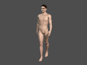 beautiful man -rigged and animated for unreal engine 3D 모델