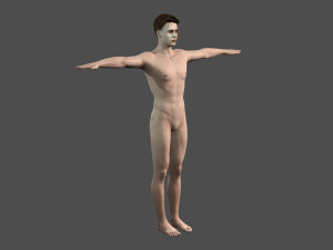 beautiful man -rigged and animated for unreal engine 3D 모델