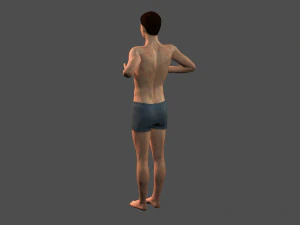 beautiful man -rigged 3d character 3D Model