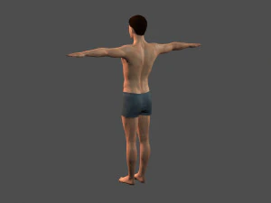 beautiful man -rigged 3d character 3D Model