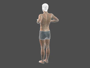 beautiful man -rigged 3d character 3D Model