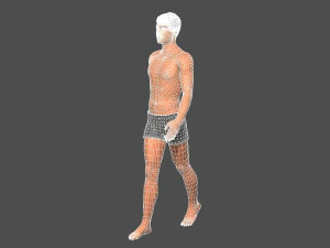 beautiful man -rigged 3d character 3D Model