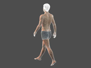 beautiful man -rigged 3d character 3D Model