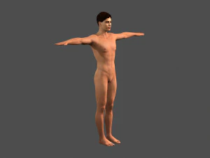 beautiful man -rigged 3d character 3D Model