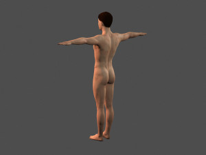 beautiful man -rigged 3d character 3D Model