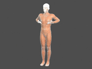 beautiful man -rigged 3d character 3D Model