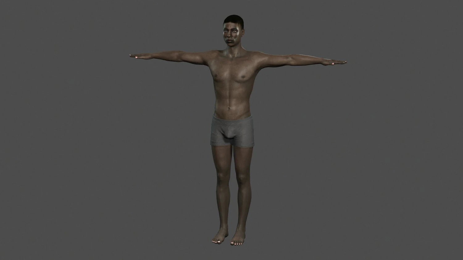 beautiful man -rigged 3d character 3D Model .c4d .max .obj .3ds .fbx .stl .blend 