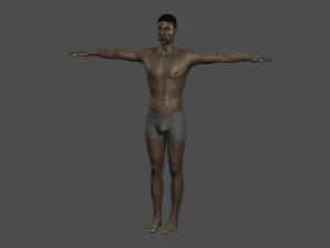 beautiful man -rigged 3d character 3D Model