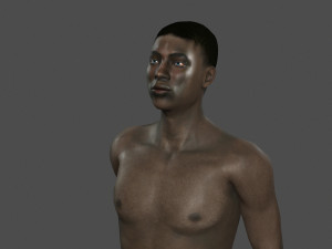 beautiful man -rigged 3d character Model 3D