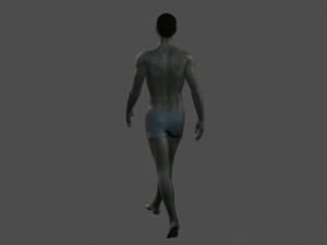 beautiful man -rigged 3d character Model 3D