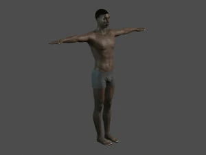 beautiful man -rigged 3d character 3D Model