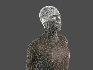 beautiful man -rigged 3d character 3D Model