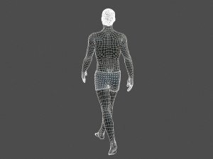 beautiful man -rigged 3d character Model 3D