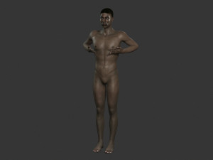 beautiful man -rigged 3d character 3D Model