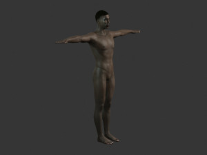 beautiful man -rigged 3d character 3D Model