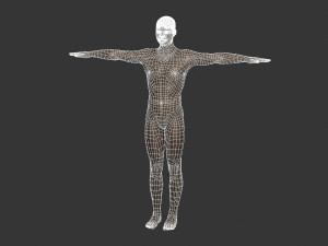 beautiful man -rigged 3d character 3D Model